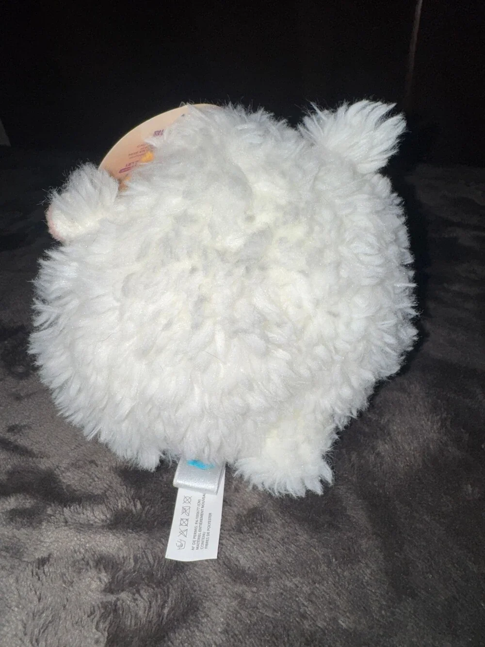 Anirrollz Bunniroll Plush Toy White Soft Stuffed Animal